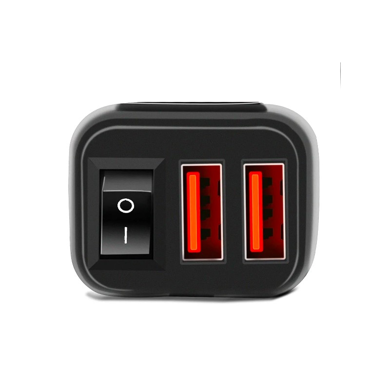 Chargeur USB 12V pour moto Lumitecs avec indicateur numérique de