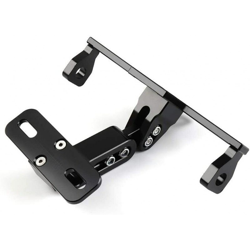Support Plaque D'Immatriculation Réglable Scooter Moto 50cc Universel